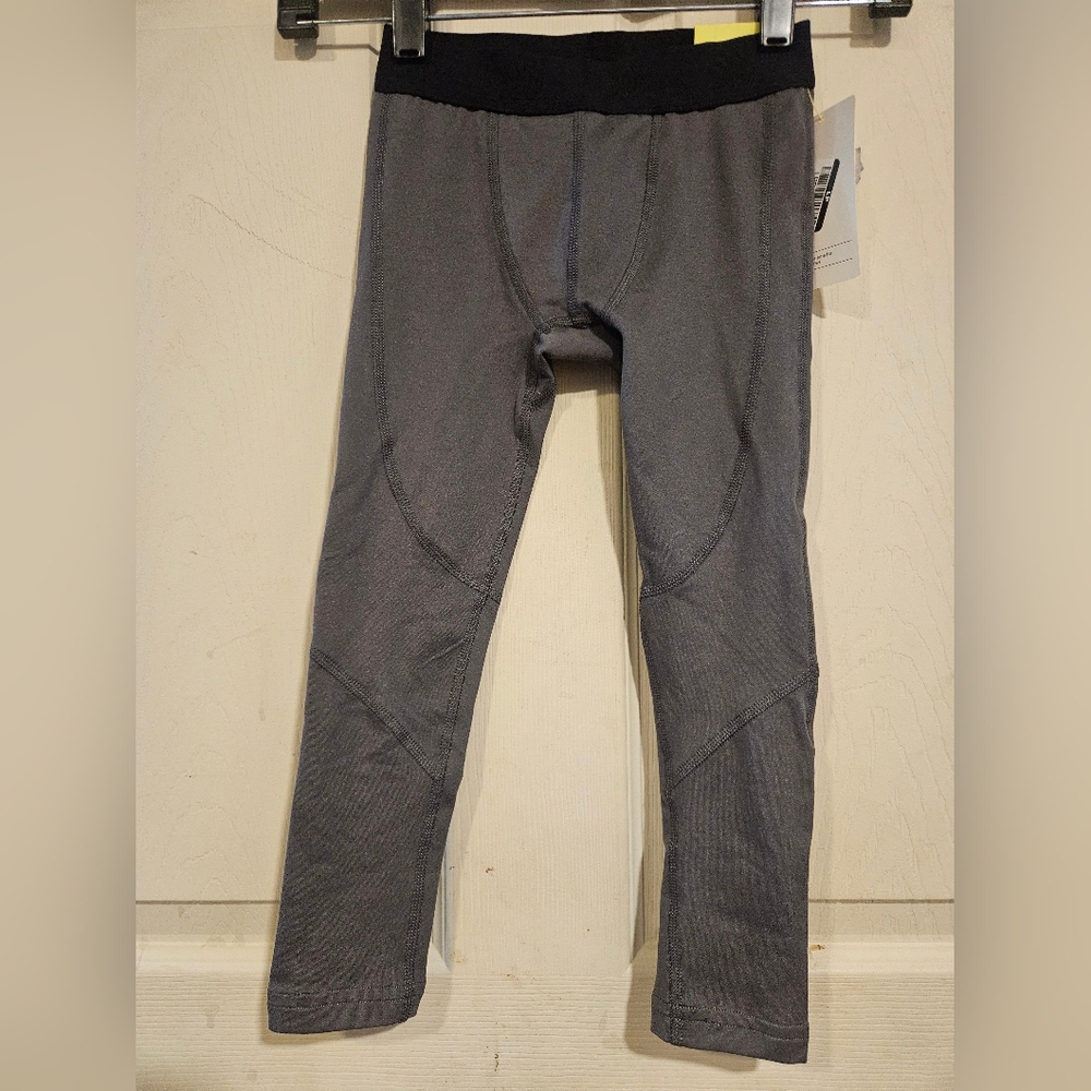 ALL IN MOTION YOUTH COLD WEATHER FITTED TIGHT: GRAY: NEW WITH TAGS: SIZE XS(4/5)